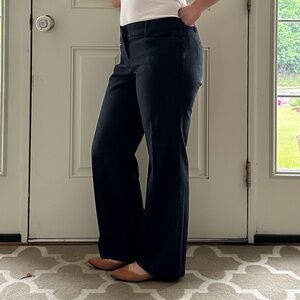 Navy blue bootcut New York & Company pants.